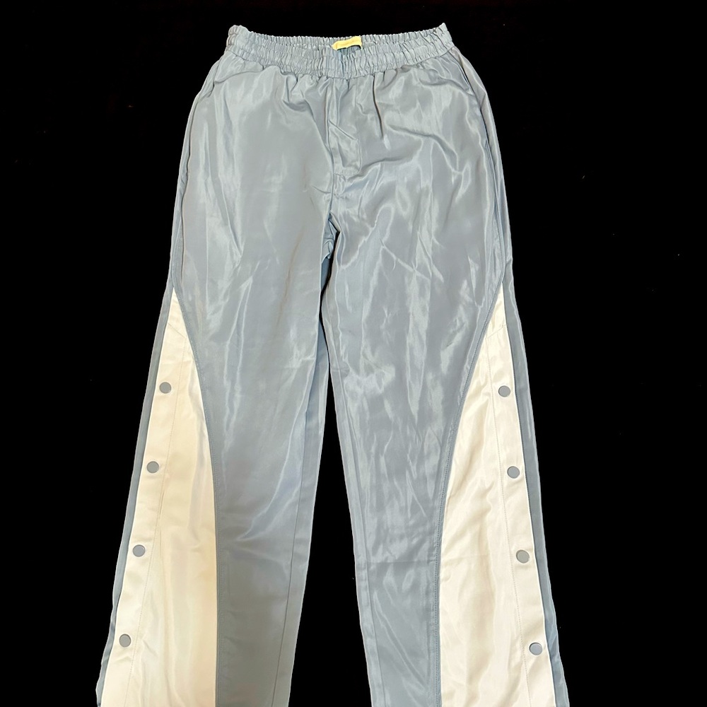 Manfinity Men Colorblock Snap Button Side Pants